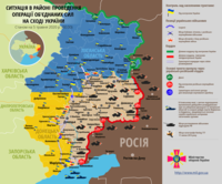 Карта ООС: ситуація на сході України на 5 травня