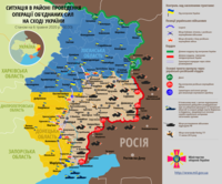Карта ООС: ситуація на сході України на 6 травня