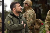 Зеленський у роковини вторгнення: дев'ять років тому сусід став агресором, рік тому – катом, мародером та терористом