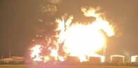 З'явилися нові відео палаючої нафтобази в Ростовській області