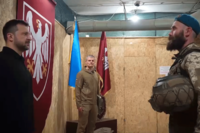 Зеленський провів Ставку на Сумщині та зустрівся з бійцями, які воюють на Курщині