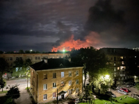 У Воронезькій області рф через нічну атаку дронів сталася пожежа на заводі