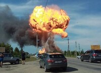 У російській Чечні стався потужний вибух на АЗС, серед жертв є діти