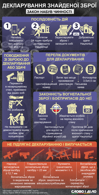 Як задекларувати знайдену зброю: інструкція