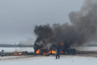 В росії розбився військовий вертоліт Мі-28