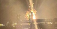 Сили оборони вдарили по одному з ТОП-5 російських НПЗ у Ленінградській області