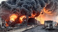 У Генштабі підтвердили ураження Афіпського НПЗ у росії та об'єктів на окупованих територіях