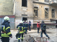 У центрі столиці обвалилося перекриття будівлі