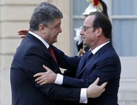 ЗМІ розповіли, про що розмовлятимуть Порошенко та Олланд
