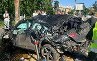 У Києві автомобіль на швидкості влетів у пішохідну зону, є загиблі