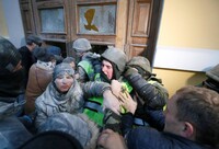Заворушення під Жовтневим: названа кількість постраждалих нацгвардійців
