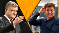 У соцмережах обговорюють розмову Порошенка та Зеленського в ефірі телеканалу